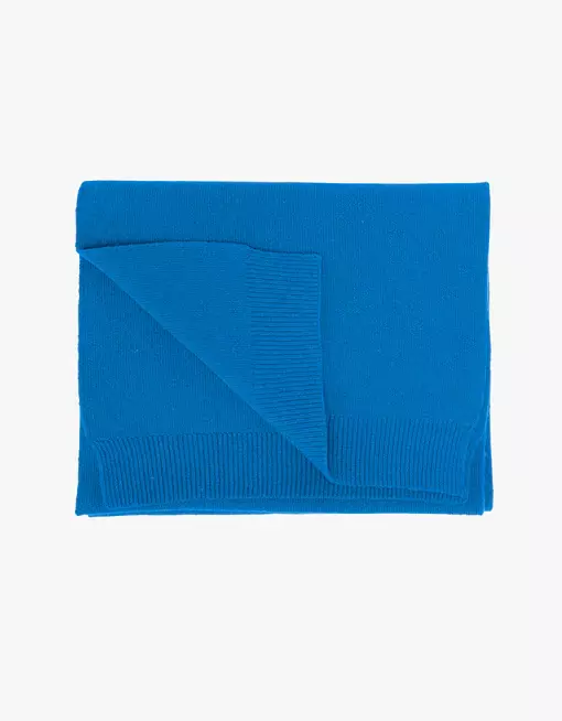Colorful Standard Merino Wool Schal Damen Pacific Blue